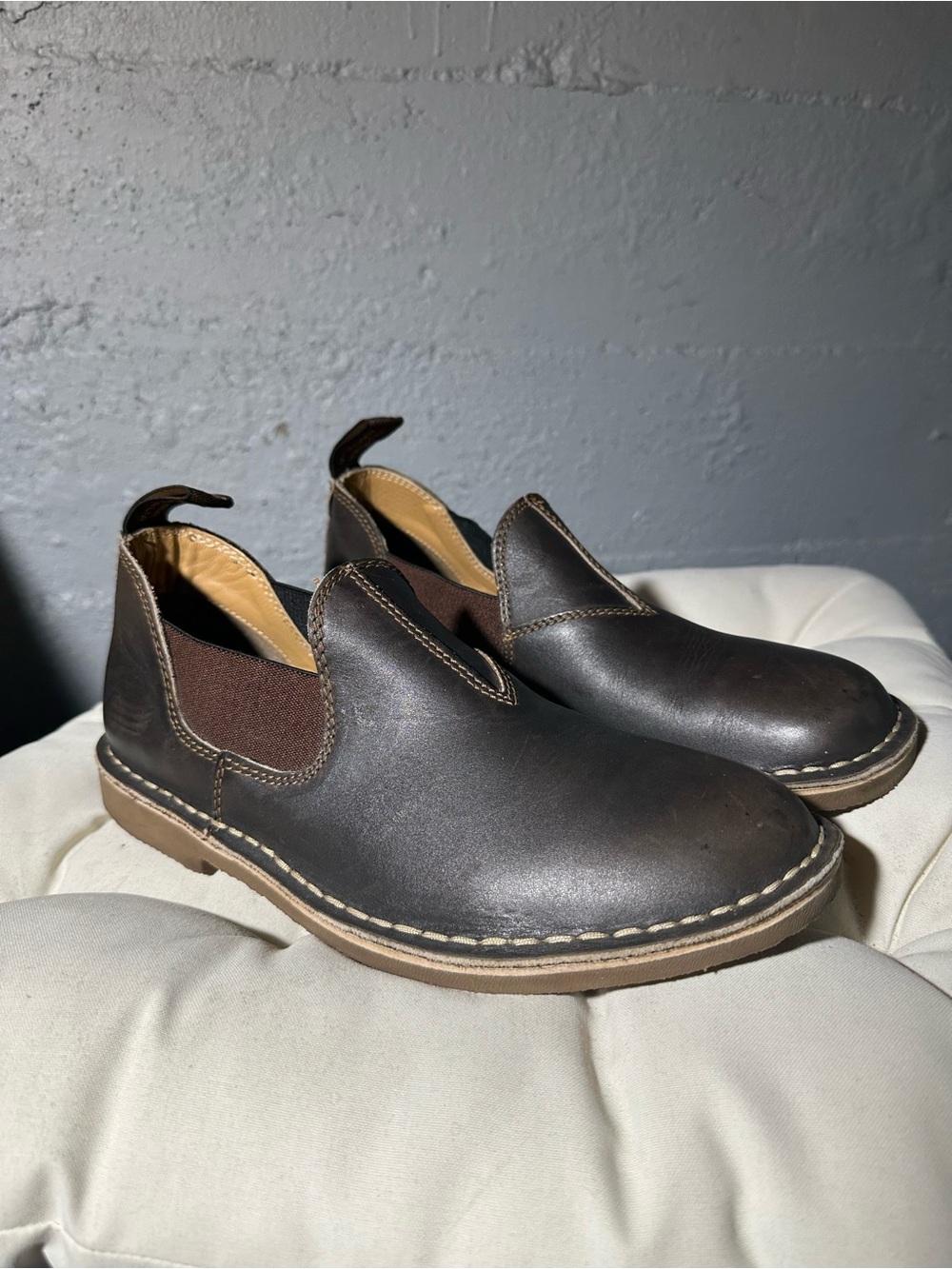 Blundstone boots Dark Brown Slip-On Leather Casual Shoes
